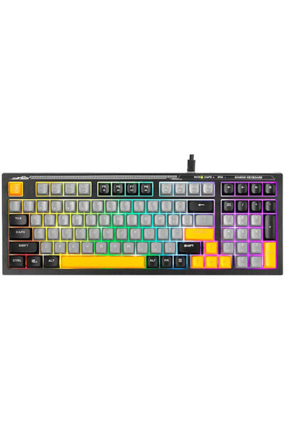 MARVO Πληκτρολόγιο Gaming Soldat S50B με φωτισμό RGB (Αγγλικό US)