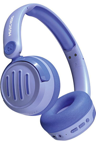 SBS Music Hero Ασύρματα ακουστικά κεφαλής Bluetooth με 24 ώρες λειτουργίας, Μπλε