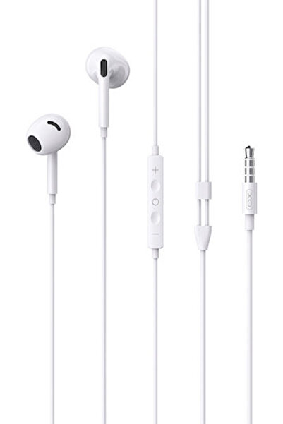 Xo EP77 Ενδοωτικά ακουστικά handsfree με βύσμα 3.5mm, λευκά