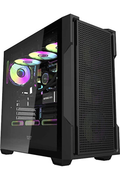 Dark Flash Darkflash DS900 Mesh Gaming Midi Tower Θήκη Υπολογιστή με Πλαϊνό Π...