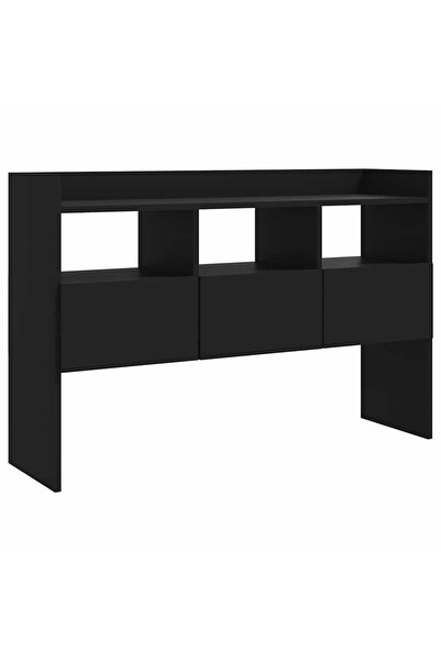 vidaxl Servantă, negru, 105x30x70 cm, PAL