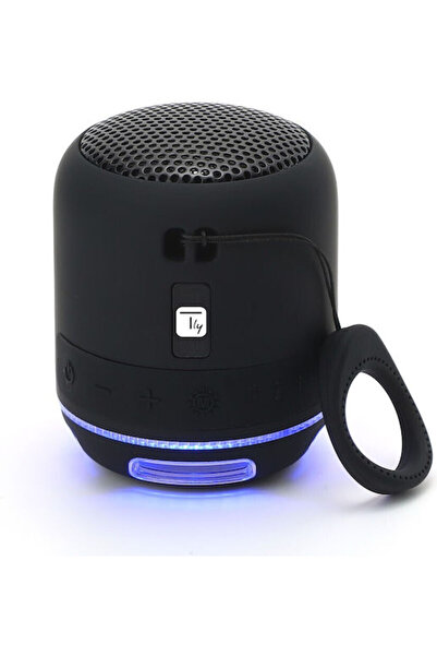 Techly ICASBL94BK Ηχείο Bluetooth 5W με διάρκεια μπαταρίας έως 4 ώρες Μαύρο