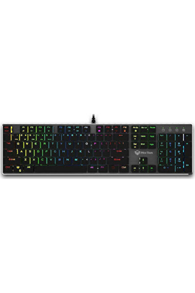 MeeTion MK80 Μηχανικό Πληκτρολόγιο Gaming με προσαρμοσμένους διακόπτες και φω...