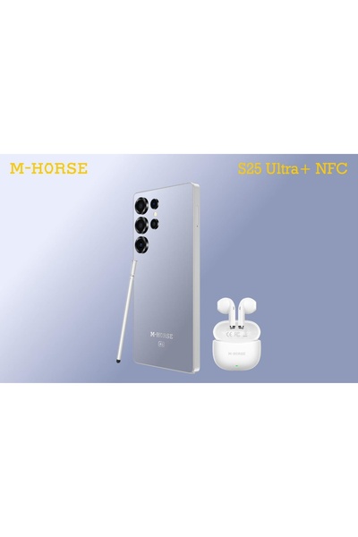 M HORSE جوال M-HORSE S25 Ultra Plus بأداء سلس مع شاشة 6.6 بوصة HD+، معالج ثما...