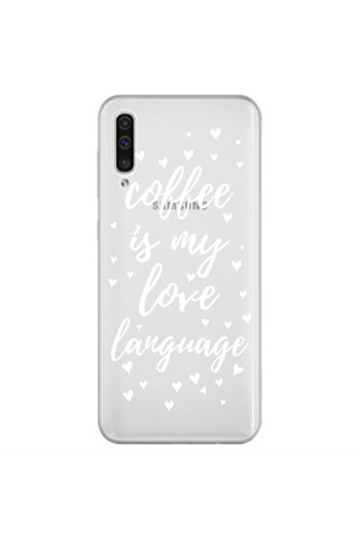 Other Samsung A50 Coffe is my love language Transparent Silicone TPU Θήκη