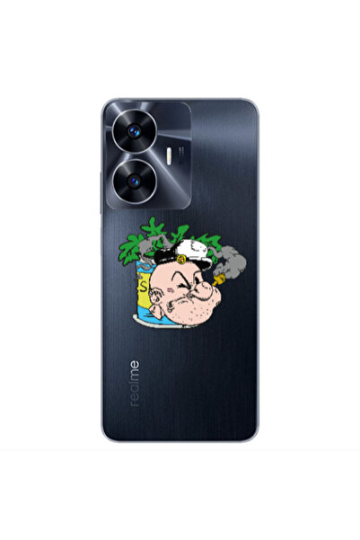 Other Realme Note 50 Popeye Transparent Silicone TPU Θήκη