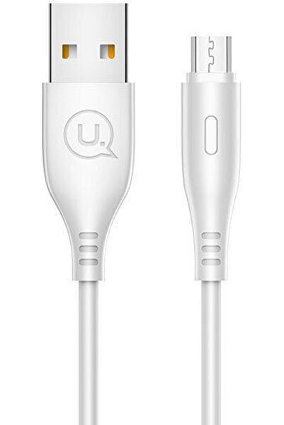 Usams US-SJ268 1μ Κανονικό Καλώδιο USB 2.0 σε micro USB Λευκό