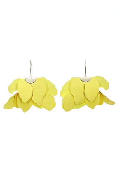 HAIArt Large Flower Earrings - Solar Yellow