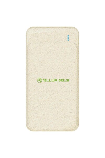 TELLUR Green PD103 10000mAh Power Bank 2xQC3.0 + PD 18W (Crem)