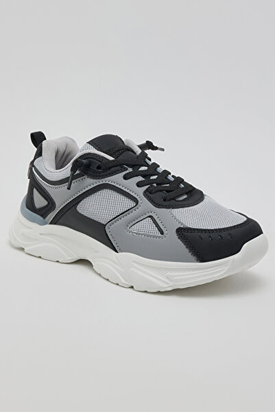 R&B Color Block Lace Up Sneakers