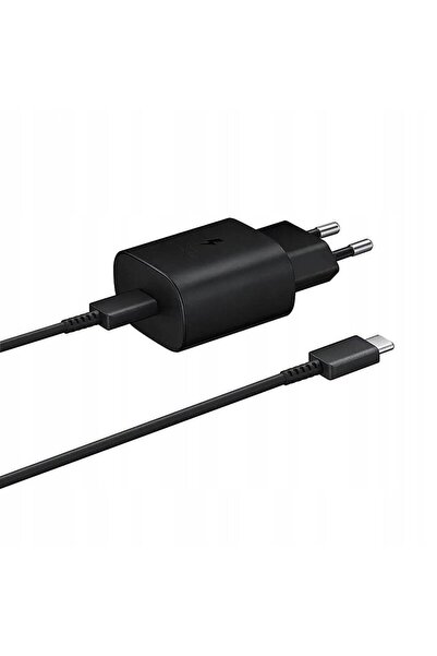 Samsung EP-TA800EBE + EP-DA705BBE 25W USB Type-C Wall Charger Bulk Black
