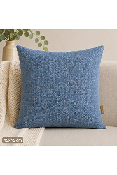 Şanlıavm غطاء وسادة مزخرف ذاتي النمط باللونين الأزرق والأخضر مقاس 45x45