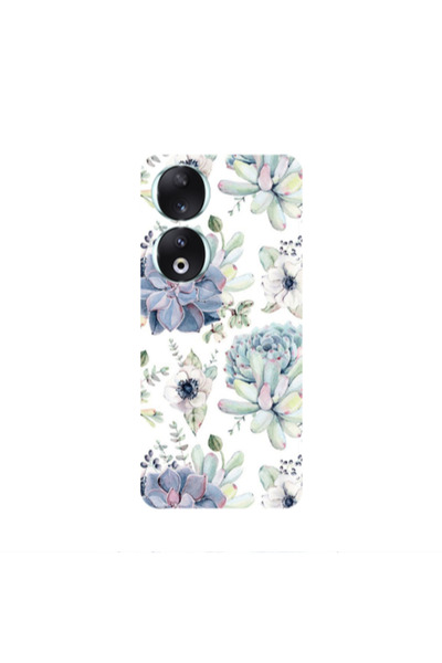 Other Honor 90 5G Flower 56 Transparent Silicone TPU Θήκη