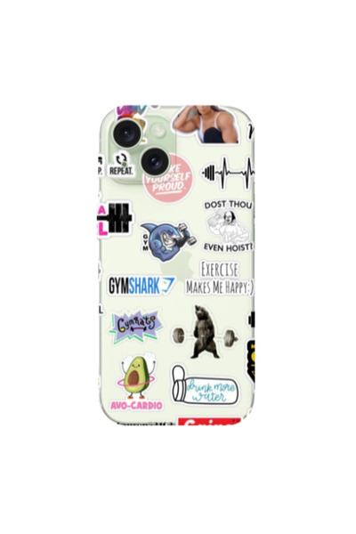 Other Apple iPhone 15 Plus Mixed up 2 Transparent Silicone TPU Θήκη
