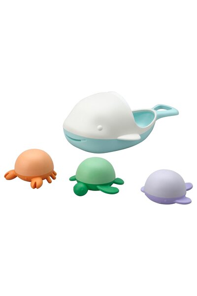 IKEA ÄNGSHUMLA 4-piece bath toy set