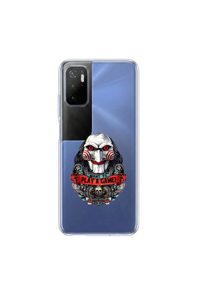 PPKin Poco M3 Pro Compatible Horror 7 Design Transparent Case