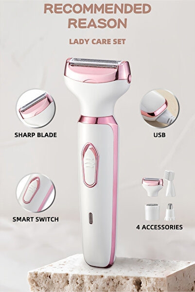 Generic Electric Razor - Shaver - Trimmer for Women: 2 in 1 Painless Body Raz...