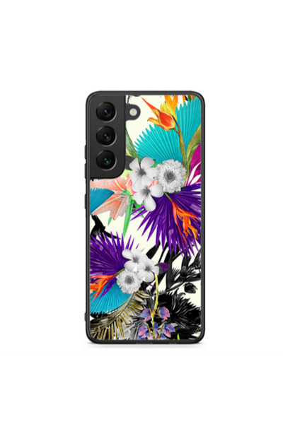 Other Samsung S22 Plus Sea flowers Black Glossy Θήκη
