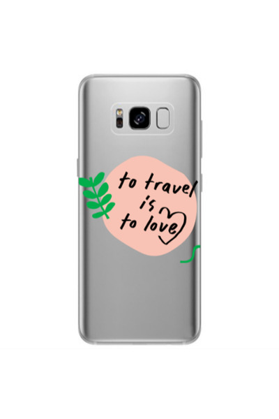 Other Samsung S8 Plus To Travel is to Love Transparent Silicone TPU Θήκη