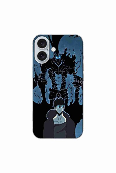 OEM Husa compatibila cu Apple iPhone 16 Silicon Gel Tpu Model Solo Leveling I...