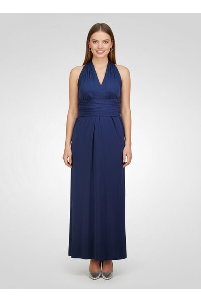 Tfnc Women Plain Maxi Dress, Dark Purple