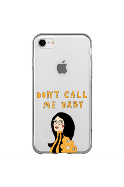 Other Apple iPhone SE 2020 Call me baby Transparent Silicone TPU Θήκη