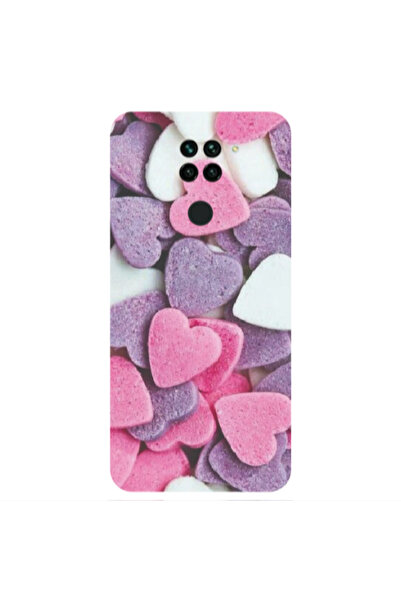 Other Xiaomi Redmi Note 9 Sponge Hearts Transparent Silicone TPU Θήκη