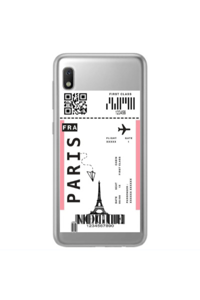 Other Samsung A10 Paris FRA Transparent Silicone TPU Θήκη