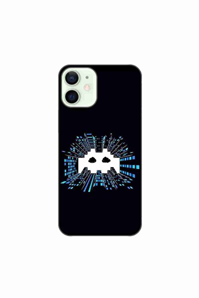 OEM Husa compatibila cu Apple iPhone 12 Mini Silicon Gel Tpu Model Sky Invaders