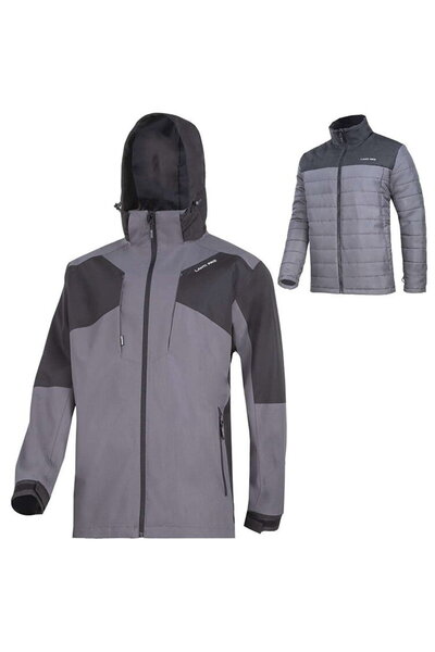 Lahti Pro Multifunctional detachable jacket / gray - xl