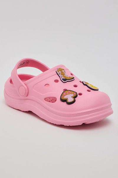 R&B Charm Detail Slingback Clogs