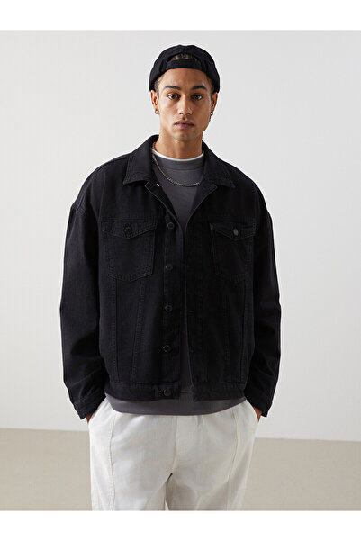 LC Waikiki Nevavm Comfortable Fit Men's Jean Jacket with Difference
