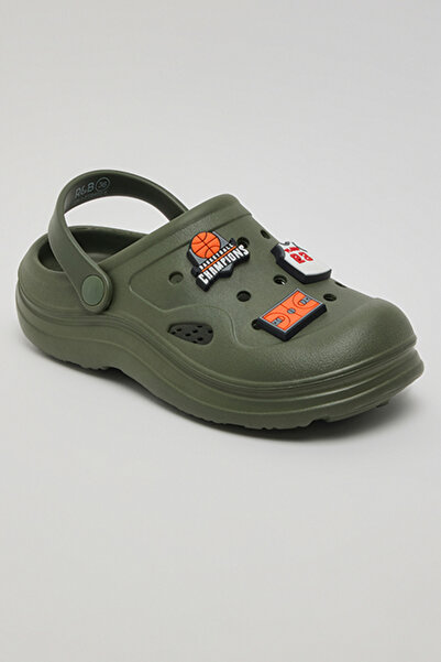 R&B Charm Detail Slingback Clogs