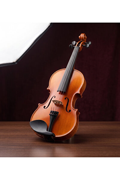 Viola Mandikian Profesyonel Akustik Keman - 4/4 Standart Boy El İşçiliği Ahşa...