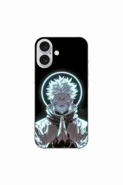OEM Case compatible with Apple iPhone 16 Silicone Gel Tpu Pattern Jujutsu Kai...