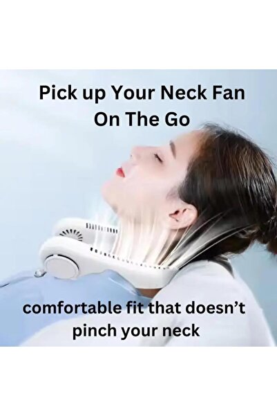 Generic Portable Bladeless Neck Fan, USB Powered, Adjustable Cooling Mini Fan...