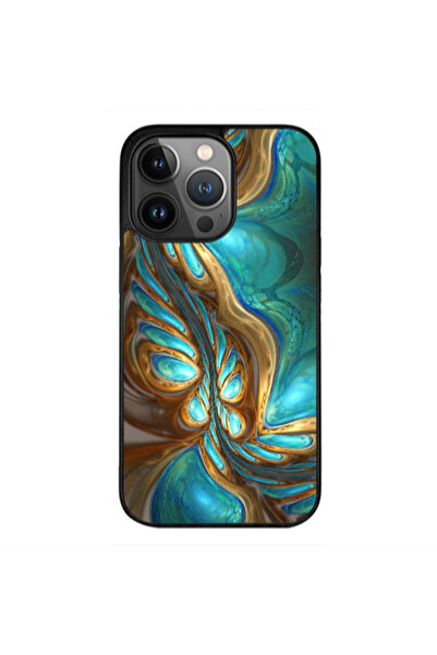 Other Apple iPhone 13 Pro Max Marble Blurry Black Glossy Θήκη