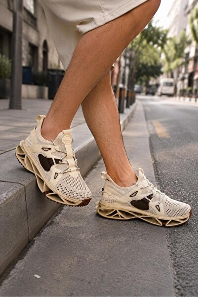 MODAONN Nefes Alabilen Triko Dokusu ve Modern Tasarımıyla Erkek Sneaker