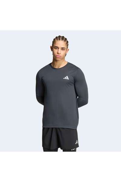 adidas Run Ess Ls M Erkek Spor T-shirt KG3206