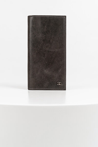 BAYDERİ Junias Genuine Leather Wallet with Phone Compartment and Magnet, Craz...