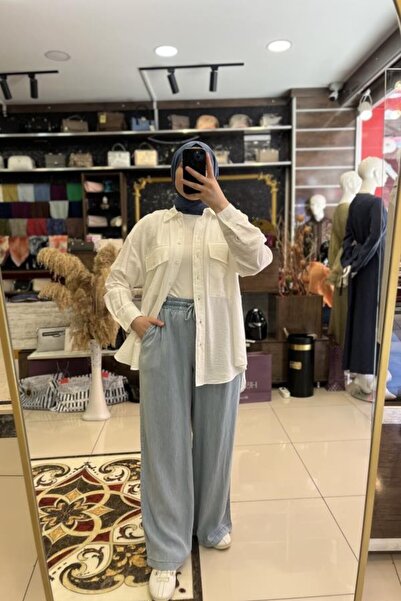 HÜMEYRA BUTİK Tensel Wide Leg Trousers
