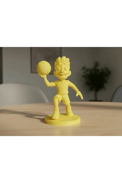 OEM Figurină Jucător Baschet Stil Desen Animat Decor Birou Sportiv