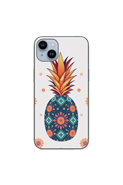 OEM Θήκη συμβατή με Apple iPhone 15 Plus από σιλικόνη gel TPU με σχέδιο λουλο...