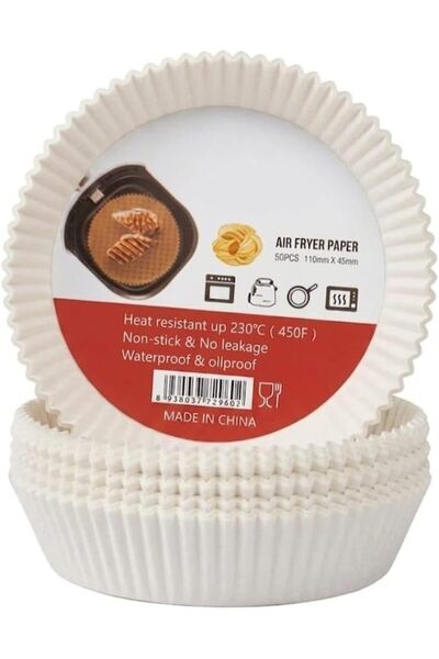 undefined Air Fryer Paper, Heat Resistant up to 230°C, Non-Stick, Oil and Wat...