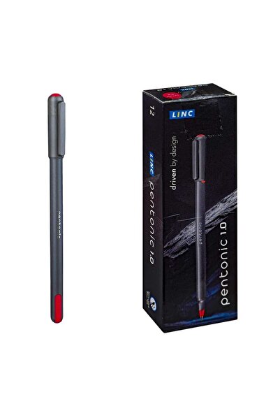 Pentonic Pic Pentonic, silver body, red ink, 1 mm – LINC S-7024RED