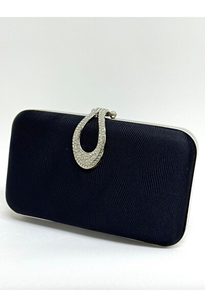 NAZART Women's Waterway Black Evening Dress Clutch Chain Strap Hand and Shoul...