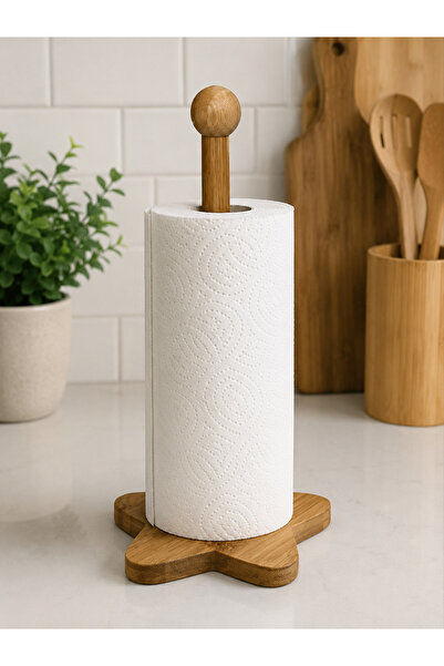 ADA Ahşap oyma ve çerçevecilik Bamboo Towel Holder Yıldız