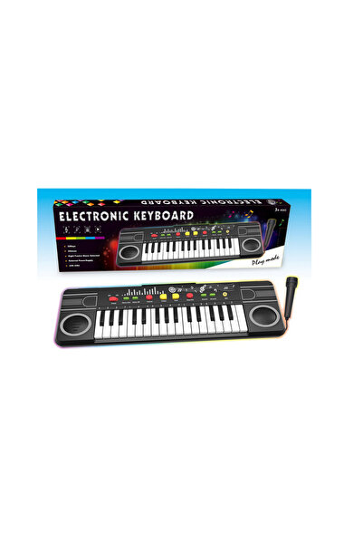 PlayFun Electronic Organ Toy Microphone Included - 32 Interactive Musical Sou...