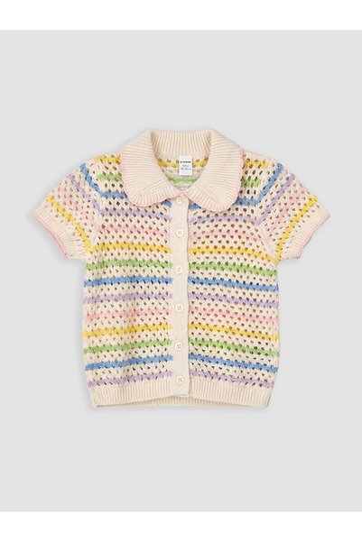 LC Waikiki Alita city: the distinctive openwork knit cardigan for girls