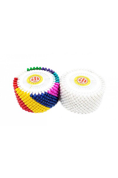 OEM Plastic Beading Needle Pearl Rosette Large White